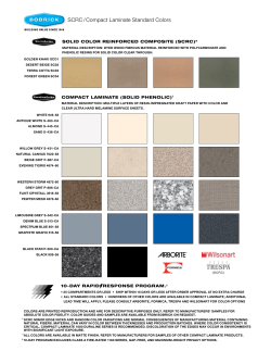 SCRC-CL Color Guide