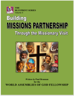 OUTLINE FOR BUILDING MISSIONS EFFECTIVENESS