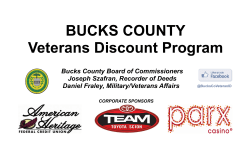 BUCKS COUNTY Veterans Discount Program