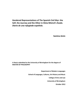 Gendered representations of the Spanish Civil War