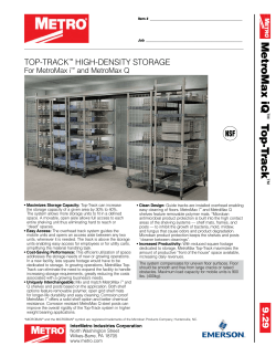 MeTroMAX iQ&trade; ToP-TrAck