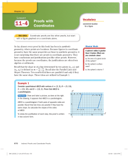 Proofs with Coordinates