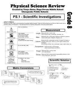 Physical Science Review