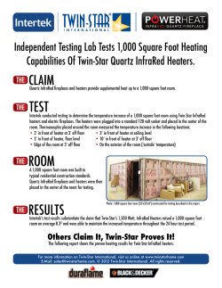 Independent Testing Lab Tests 1,000 Square Foot Heating