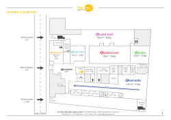 general floorplan - The Egg Brussels