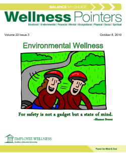 Environmental Wellness - Southern Adventist University