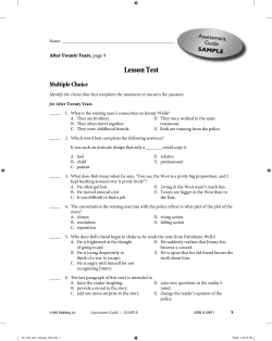 Lesson Test - EMC Publishing, LLC