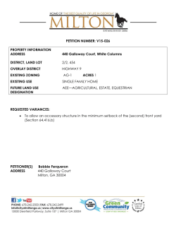 PETITION NUMBER: V15-026 PROPERTY