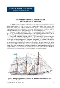 The Pioneer Steamship Robert Fulton
