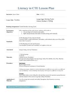 Literacy in CTE Lesson Plan