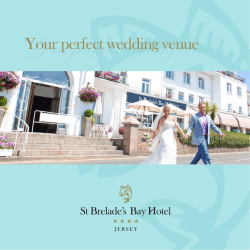 Wedding Brochure - St Brelade`s Bay Hotel