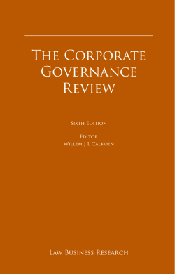 The Corporate Governance Review