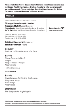 here - Chicago Symphony Orchestra