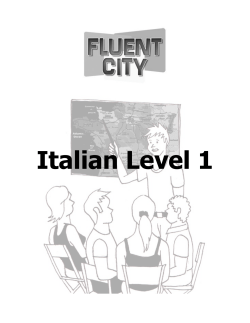 Italian Level 1