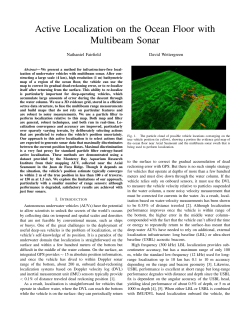 Active Localization on the Ocean Floor with