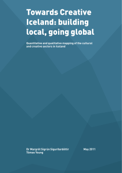 Towards Creative Iceland: building local, going global