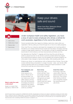 Keep your drivers safe and sound