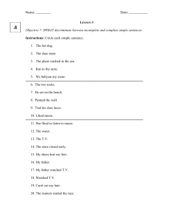 draft 2 sentence instruction