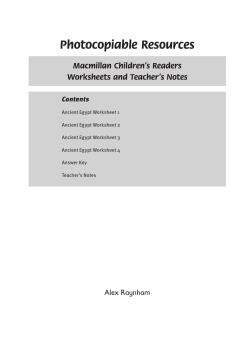 Photocopiable Resources - Macmillan Young Learners