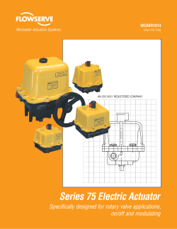 Series 75 Electric Actuator