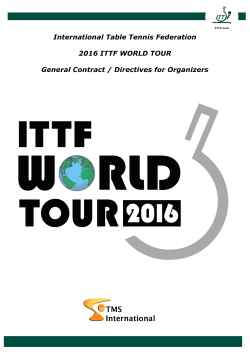 2016 WT Directives - Old.ITTF.com