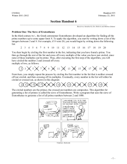 23: Section Handout 6