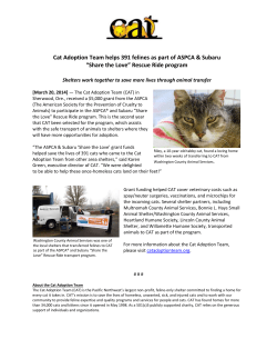 Share the Love - Cat Adoption Team