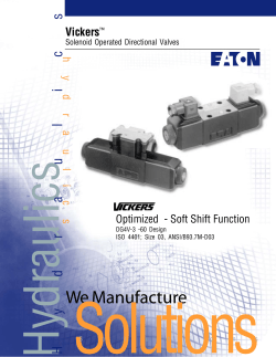 Solenoid Operated Directional Valves
