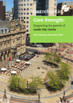 Core Strength - Centre for Cities