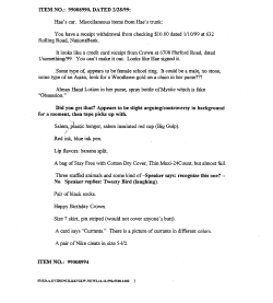 Contents of Hae`s Car