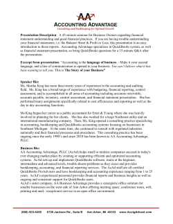 Presentation Description: A 45-minute seminar for Business Owners