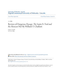 Review of Dangerous Passage: The Santa Fe Trail and the Mexican