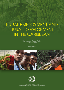 rural employment and rural development in the caribbean