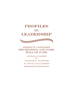 profiles leadership - Sagamore Publishing