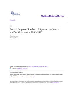 Austral Empires: Southern Migration to Central and South America