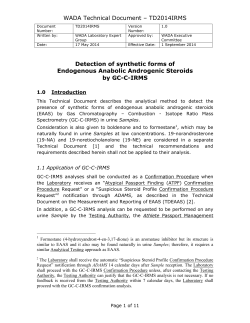 Endogenous Anabolic Androgenic Steroids