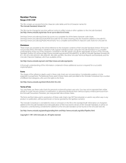 Number Forms - Unicode.org