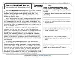 Cross-Curricular Reading Comprehension Worksheets