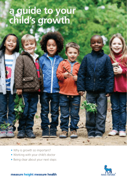 a guide to your child`s growth
