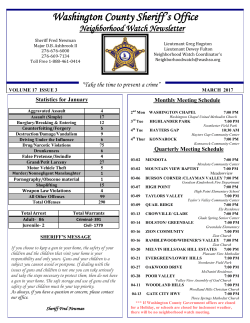 March 2017 Newsletter