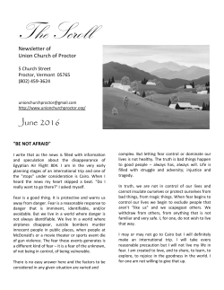 June 2016 - The Union Church of Proctor