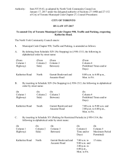 Authority: Item NY19.43, as adopted by North York Community