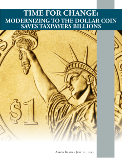 Time For Change - Dollar Coin Alliance