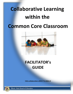 Collaboration Facilitator guide - Illinois State Board of Education
