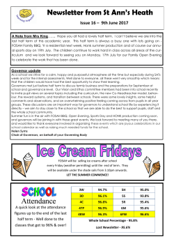 Newsletter No.14 May 3rd 2017
