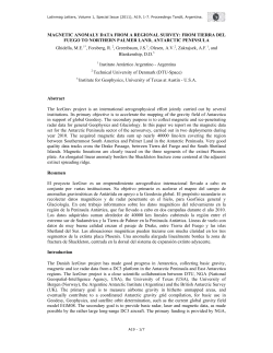 magnetic anomaly data from a regional