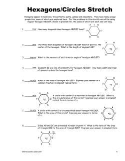 Hexagons/Circles Stretch