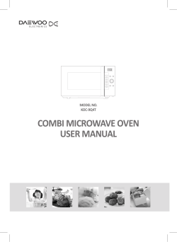 Manual - Daewoo Electronics