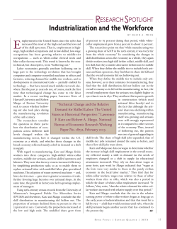 Industrialization and the Workforce