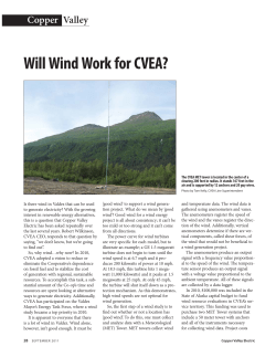 pg. 28-29, Wind.indd - Copper Valley Electric Association